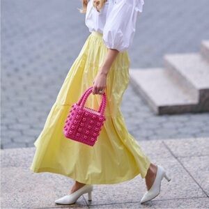 Staud sea skirt M yellow